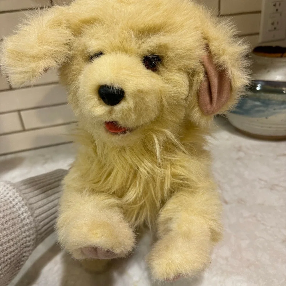 FurReal Friends Scamps My Playful Pup Great Condition Golden Retriever Dog Works